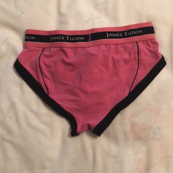 Pink briefs with button details - Picture 2 of 4